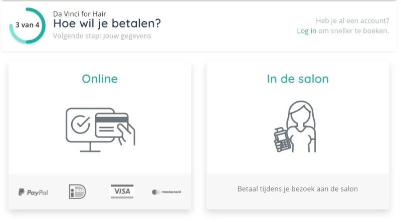 Online betalen ziet er zo uit